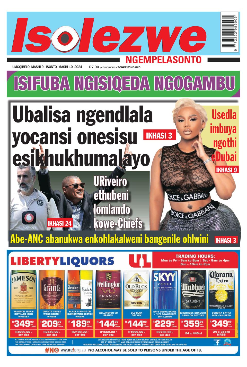 Isolezwe Ngomqibelo March Digital Discountmags Ca