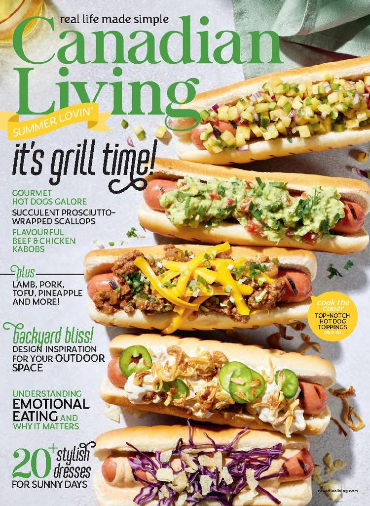1048783 Canadian Living Cover 2023 June 1 Issue 