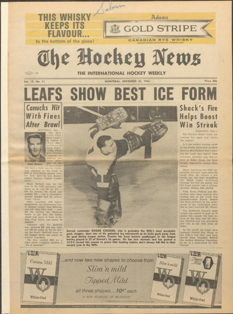 The Hockey News December 25, 1965 (Digital) 