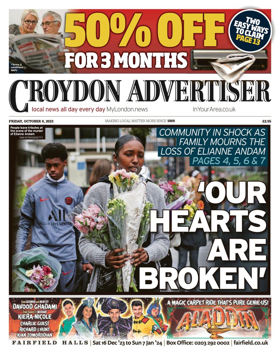 Croydon Advertiser October 06, 2023 (Digital) - DiscountMags.ca