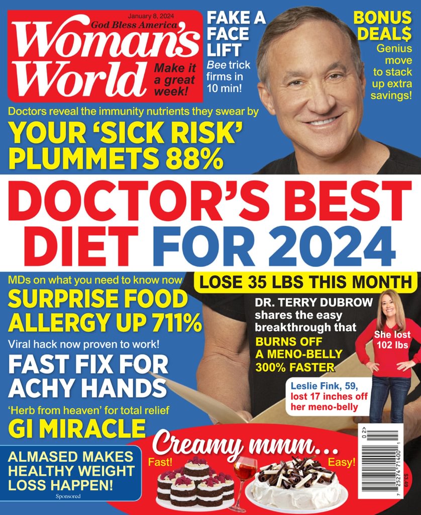 Woman S World January 8 2024 Digital DiscountMags Ca   1294522 Woman S World Cover 2024 January 8 Issue 