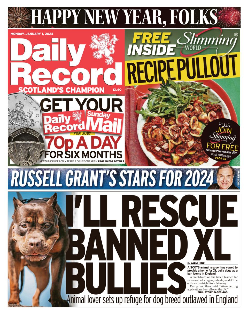 Daily Record January 01 2024 Digital DiscountMags Ca   1295846 Daily Record Cover January 01 2024 Issue 