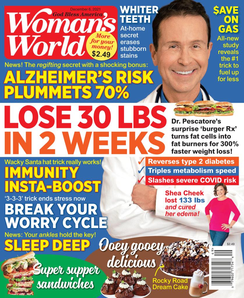 Woman's World December 6, 2021 (Digital) - DiscountMags.ca