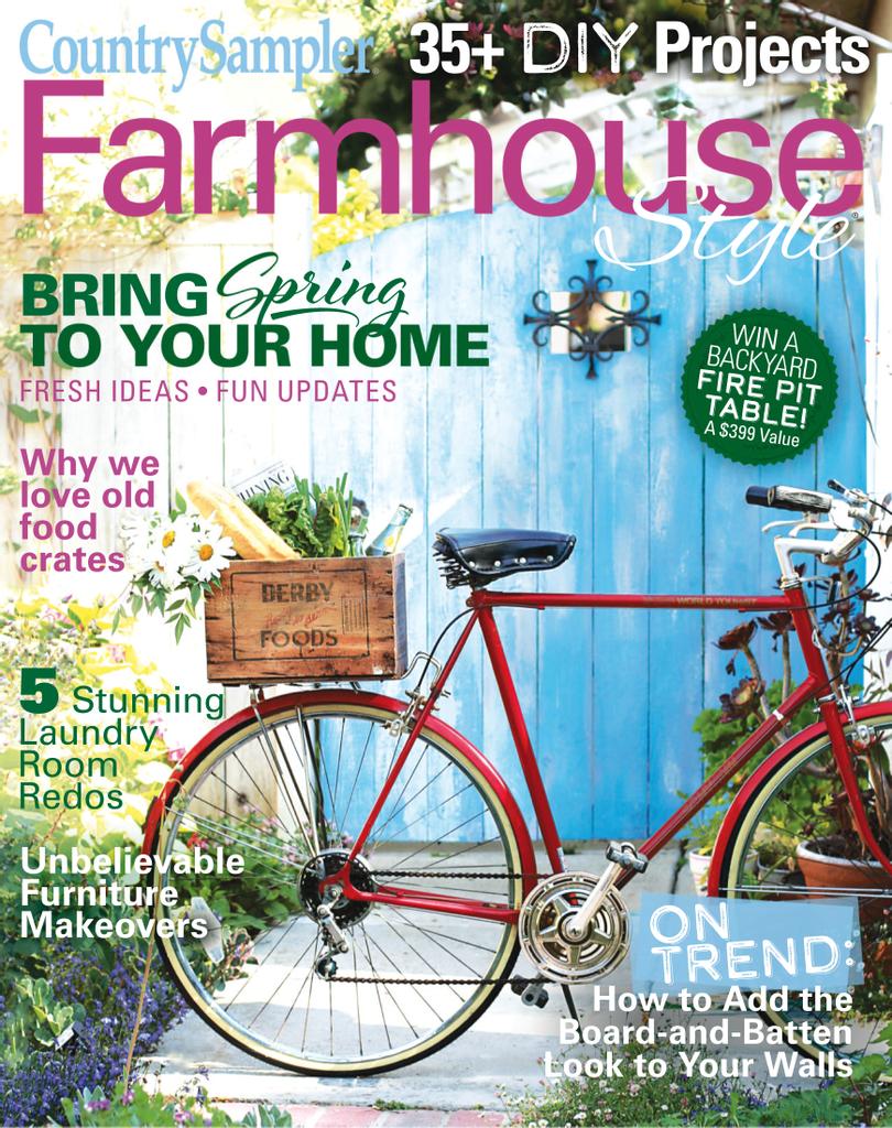 Country Sampler Farmhouse Style Spring 2022 Digital DiscountMags Ca   460753 Country Sampler Farmhouse Style Cover 2022 March 1 Issue 