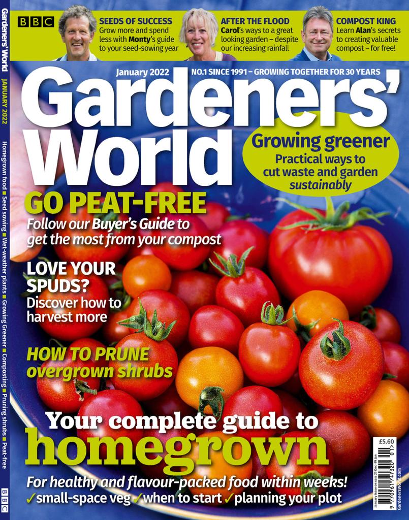 BBC Gardeners' World January 2022 (Digital) DiscountMags.ca