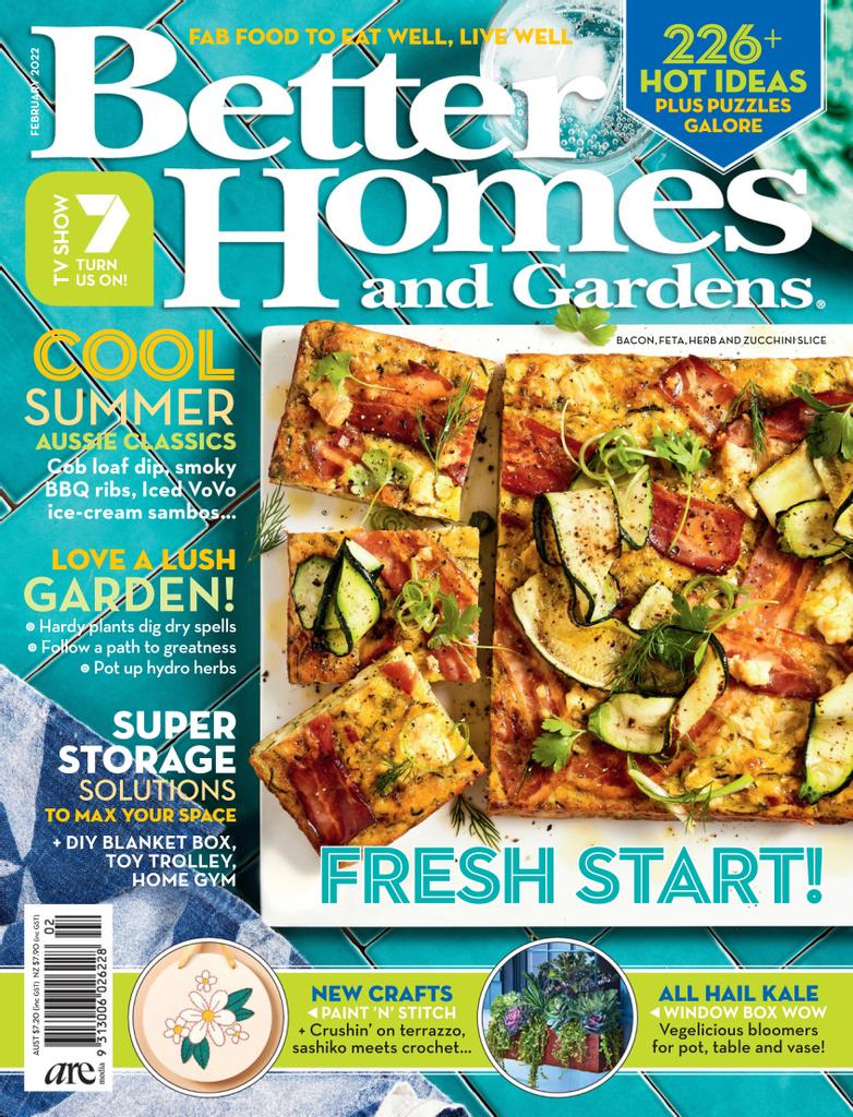 Better Homes And Gardens Australia February 2022 Digital   462075 Better Homes And Gardens Australia Cover 2022 February 1 Issue 