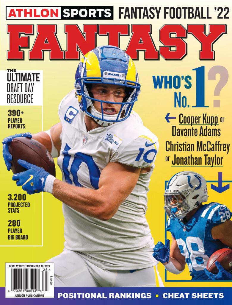 CBS Sports Beckett Sports Fantasy Football Magazine, 2020