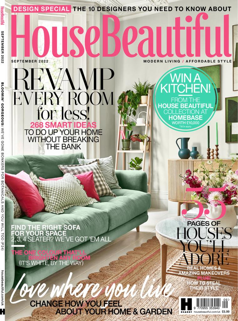 House Beautiful UK September 22 (Digital) - DiscountMags.ca