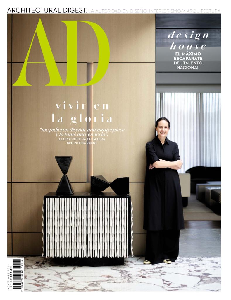 Architectural Digest Mexico Noviembre 2022 Digital DiscountMags Ca   493248 Architectural Digest Mexico Cover 2022 November 1 Issue 