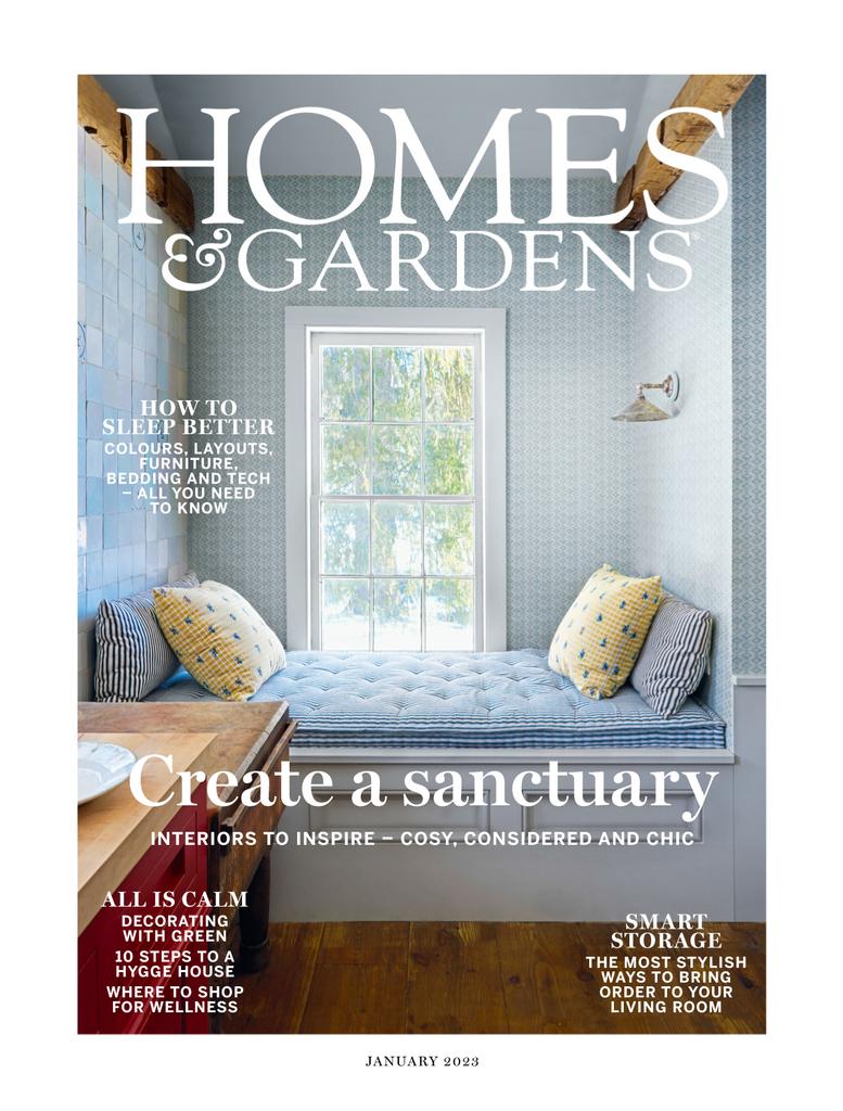 497938 Homes Gardens Cover 2023 January 1 Issue 