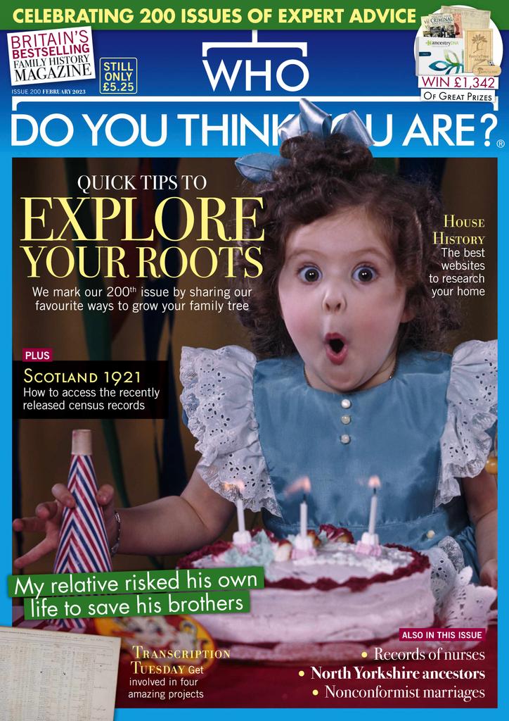 895233 Who Do You Think You Are Cover 2023 February 1 Issue 