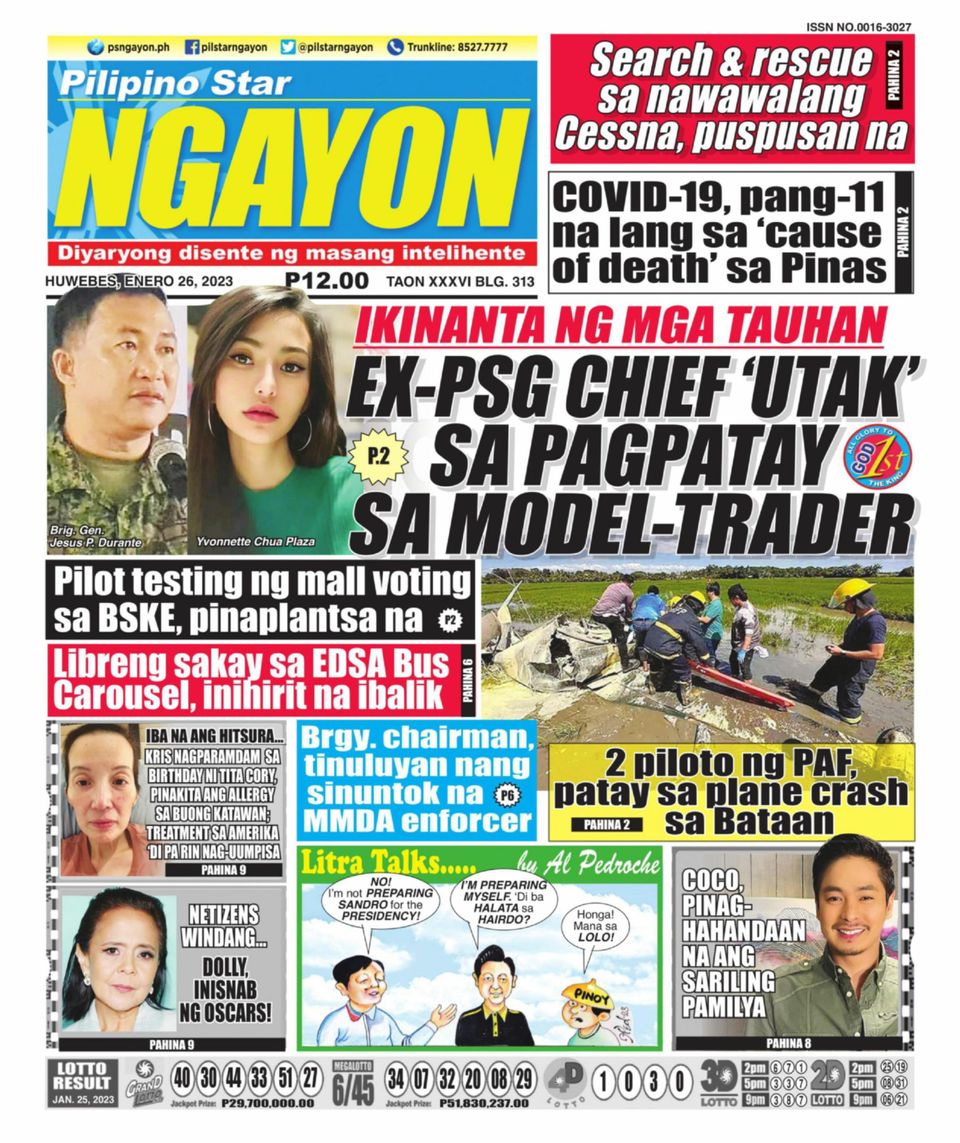 Pilipino Star Ngayon January 26 2023 Digital Discountmagsca 7367