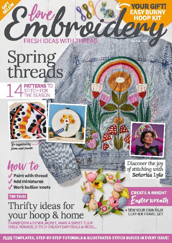 Reviewing Love Embroidery Magazine – Willow in Winter