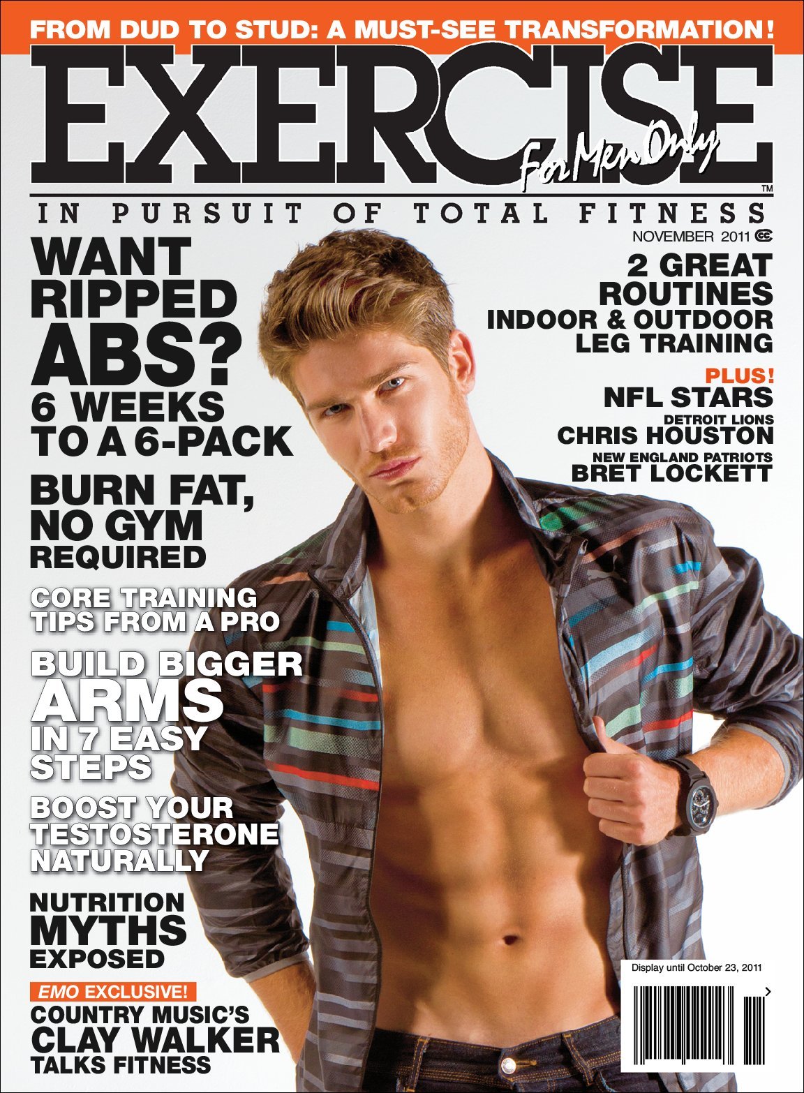 Exercise For Men Only Magazine Digital Subscription Discount   Exercise For Men Only Digital Cover 2011 November 1 Issue 