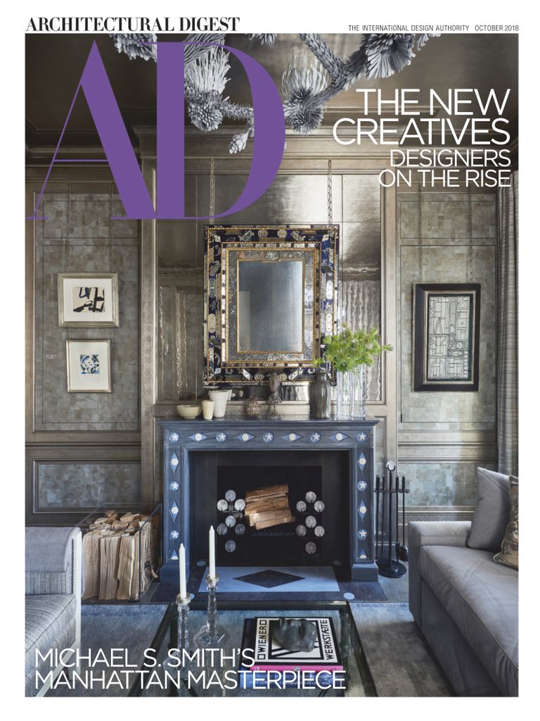 Architectural Digest Magazine The International Design Authority   4313 Architectural Digest Cover 2018 October 1 Issue 